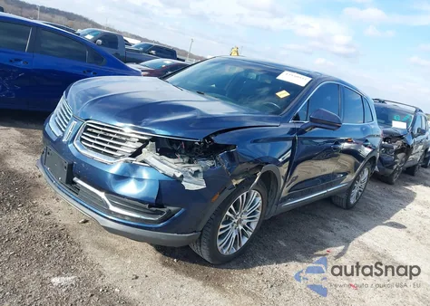 2017 Lincoln Mkx Reserve z USA, uszkodzony, nr VIN 2LMPJ8LR7HBL18602